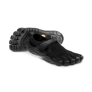 Vibram KSO Trek Black Mens Casual Shoes | India-260871